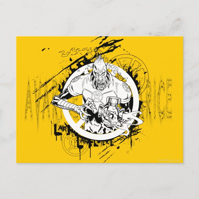 Postal Larfleeze - Agente Naranja 15 (Anverso)