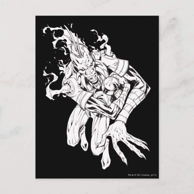 Postal Larfleeze - Agente Naranja 9 (Anverso)