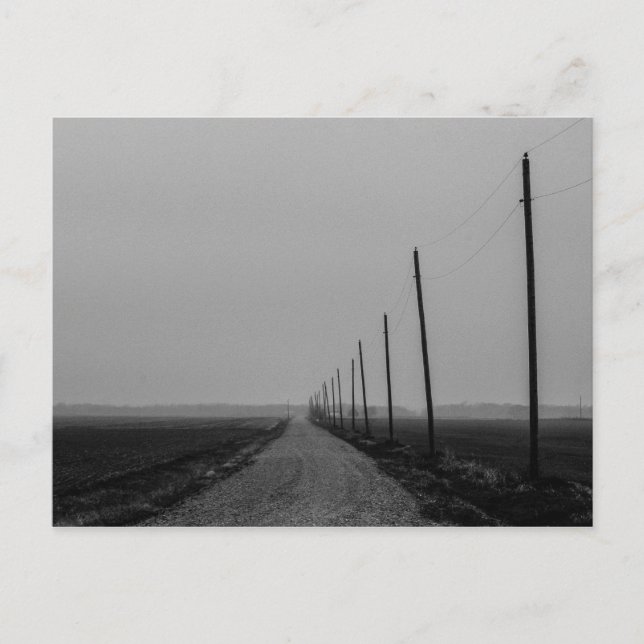 Postal Largo camino a la calle No (Anverso)