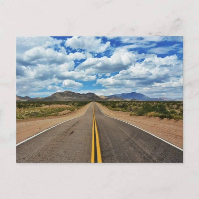 Postal Largo camino por recorrer (Anverso)