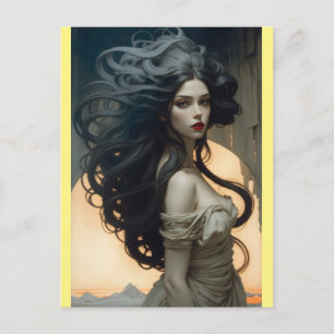 Postal largo pelo salvaje