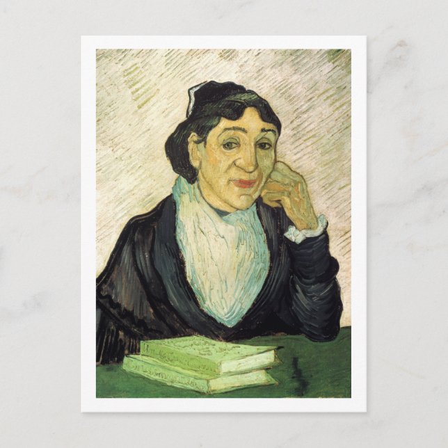 Postal L'Arlésienne (Madame Ginoux), Vincent van Gogh (Anverso)