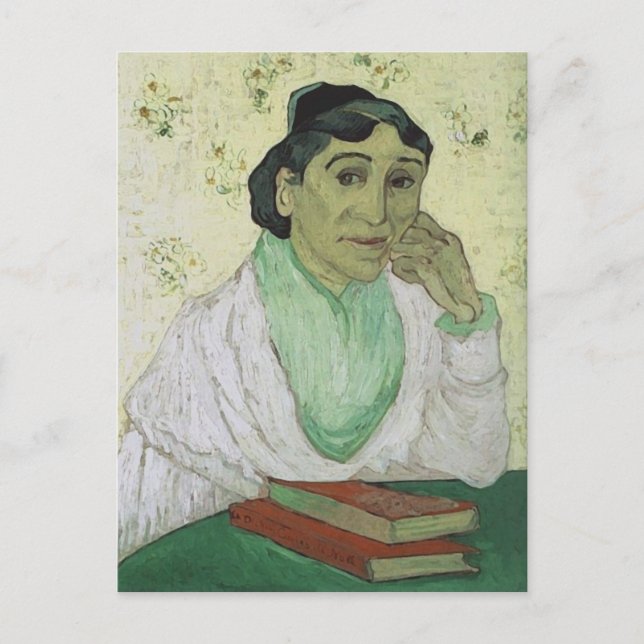 Postal L'Arlésienne (Madame Ginoux), Vincent van Gogh (Anverso)