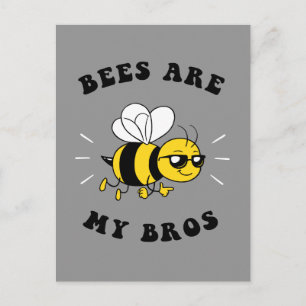 Postal Las abejas son mis hermanos