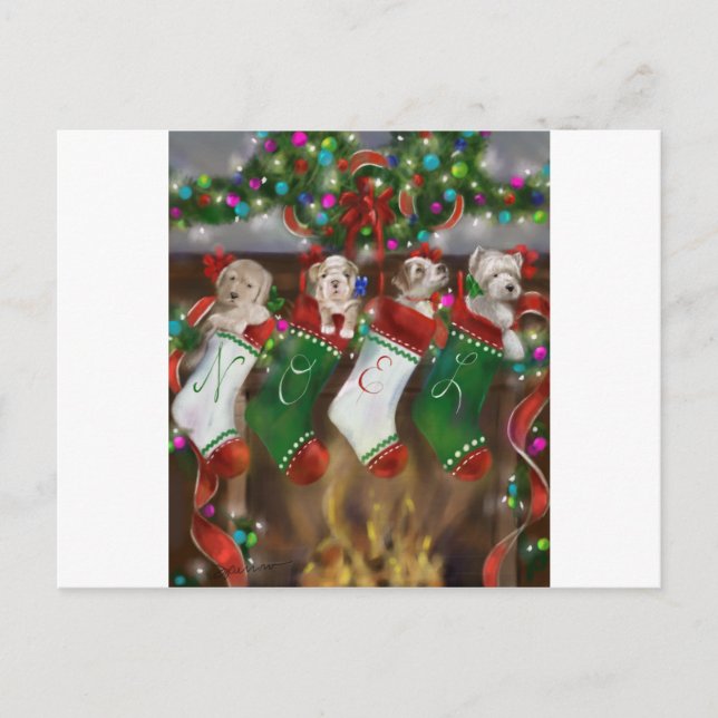 Postal Las Acciones Estaban Colgadas (Anverso)