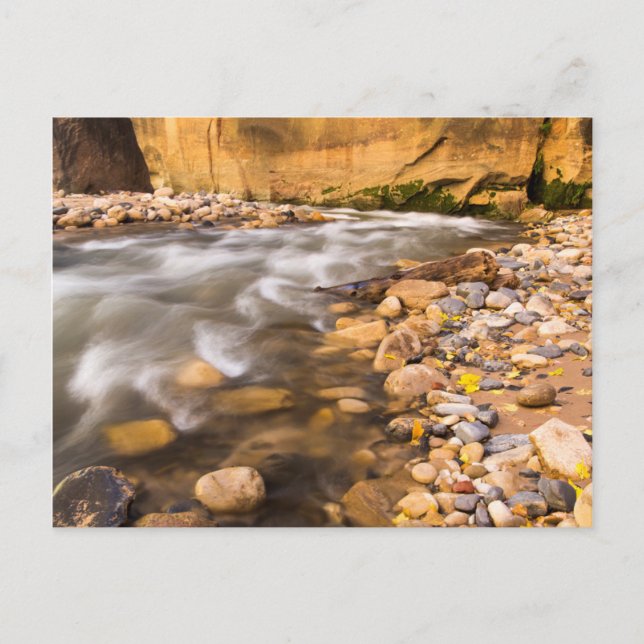 Postal Las Agujas Del Río Virgen El 4 De Otoño (Anverso)