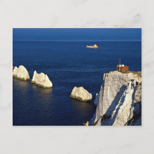 Postal Las Agujas y el faro, Isla de Wight, Reino Unido.