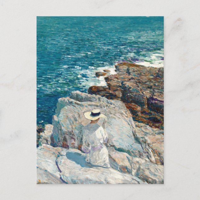 Postal Las aristas del sur, auspiciadas por Childe Hassam (Anverso)