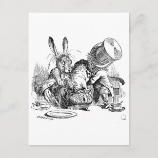 Postal Las aventuras de Alicia en el país de las maravill