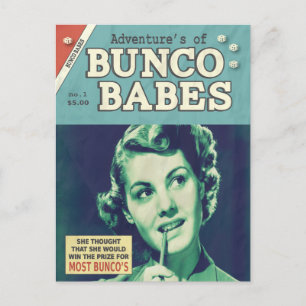 Postal Las aventuras de Bunco Babes