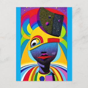 Postal Las aventuras del Chica bananero - Ken Gage Art
