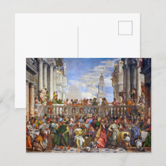 Postal Las bodas de Caná | Paolo Veronese |