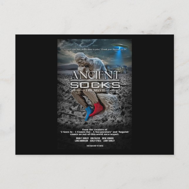 Postal Las "Calcetines Antiguas" oficiales (Anverso)