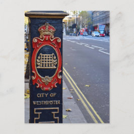 Postal Las calles de Westminster - Londres