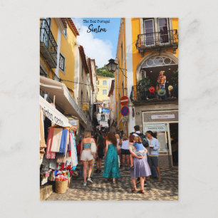 Postal Las calles Sintra - El Portugal Real