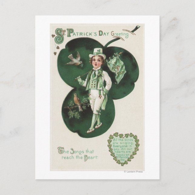 Postal Las canciones que llegan al corazón (Anverso)