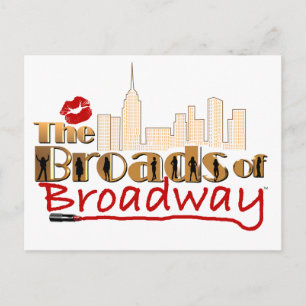 POSTAL LAS CARRETERAS DE BROADWAY