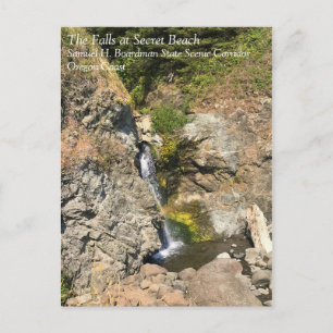 Postal Las cataratas de Secret Beach, Samuel H. Boardman,
