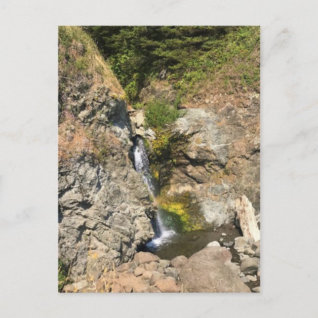 Postal Las cataratas de Secret Beach, Samuel H. Boardman, (Anverso)