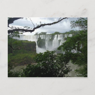 Postal Las cataratas del Iguazú la Argentina