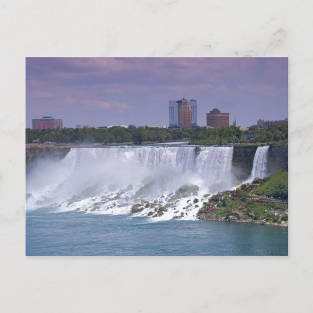 Postal Las cataratas estadounidenses y más allá del Niága (Anverso)