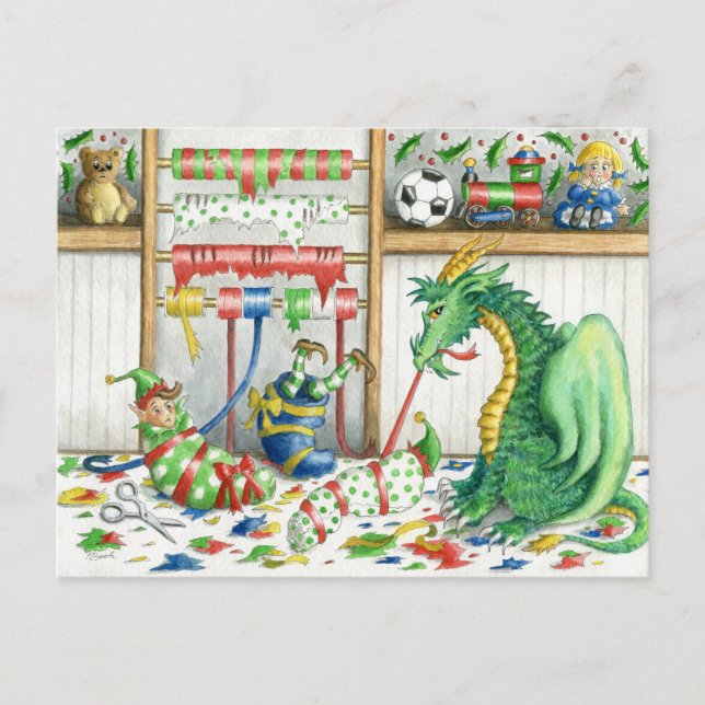 Postal Las cosas buenas vienen en pequeños paquetes - pos (Anverso)