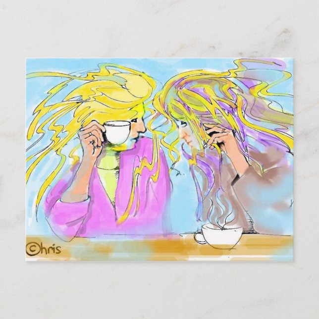 Postal Las crónicas de una Boudica americana (Anverso)