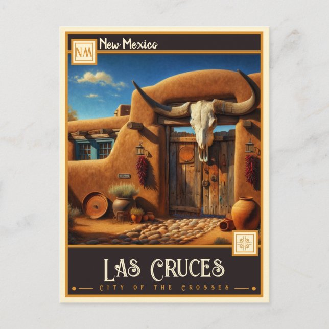 Postal Las Cruces, Nuevo México | Vintage (Anverso)