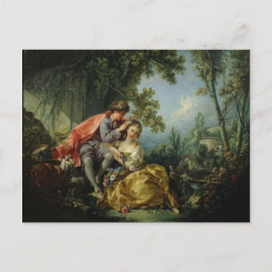 Postal Las cuatro estaciones, primavera - François Bouche