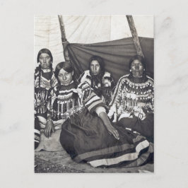Postal Las damas indias negras vintage Stereoview