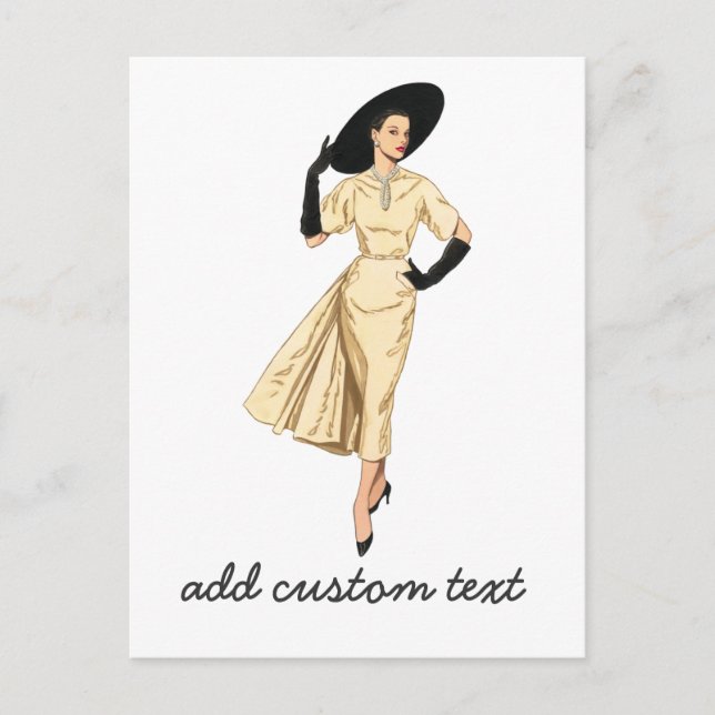 Postal Las damas que almuerzan (Anverso)