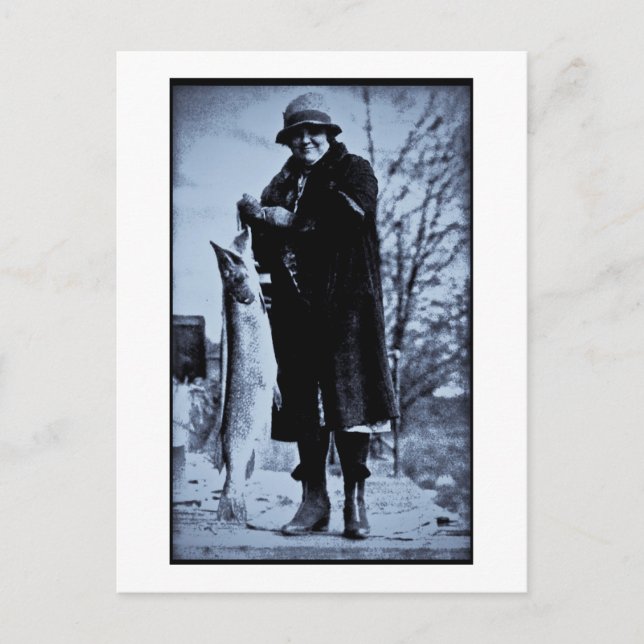 Postal ¡Las damas se llevan las grandes! (Anverso)