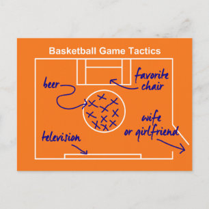 Postal Las divertidas y originales tácticas de los partid