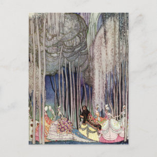 Postal Las doce princesas bailarinas de Kay Nielsen