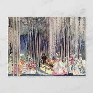 Postal Las doce princesas bailarinas de Kay Nielsen