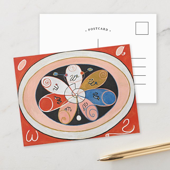 Postal Las Estrellas De Siete Puntos | Hilma af Klint (Subido por el creador)