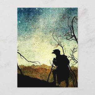 Postal “Las estrellas que colgó la naturaleza” de Arthur