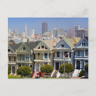 Postal Las famosas Painted Ladies de San Francisco