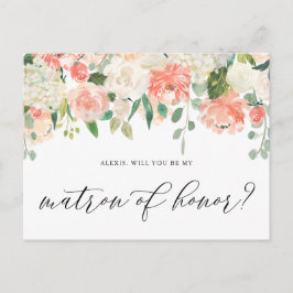 Postal Las flores de arena y marfil son mi señoría de hon