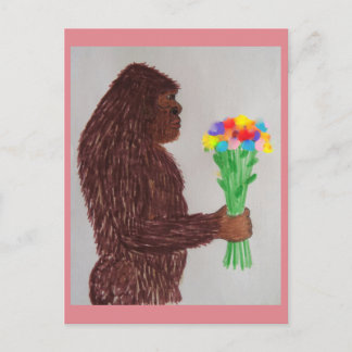 Postal Las flores de Sasquatch aman