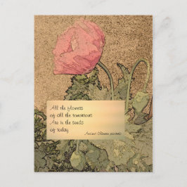 Postal Las flores del mañana