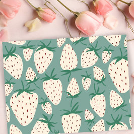 Postal Las fresas blancas exóticas aman la amistad románt