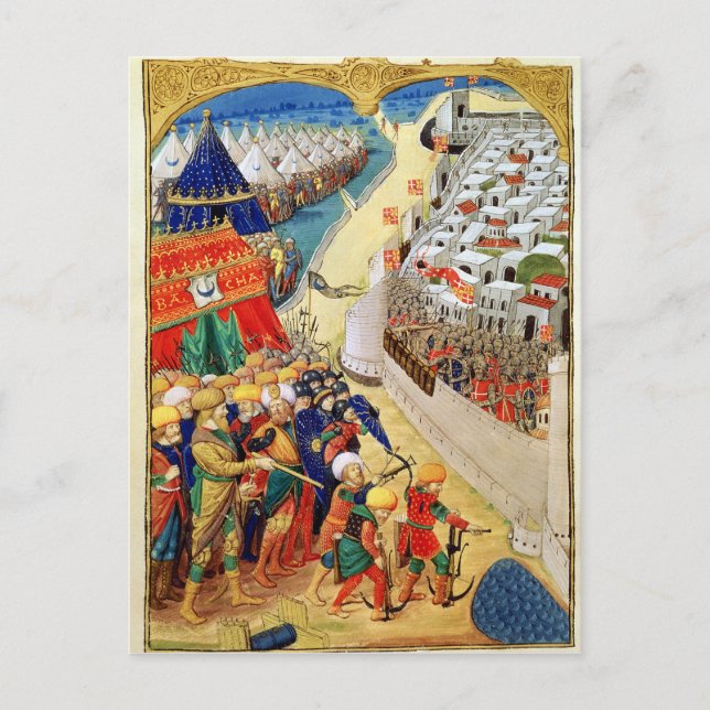 Postal Las fuerzas turcas preparándose para la batalla (Anverso)