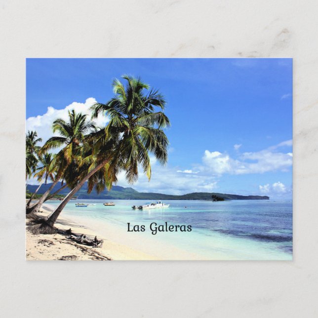 Postal Las Galeras, Dominican Republic, (Anverso)