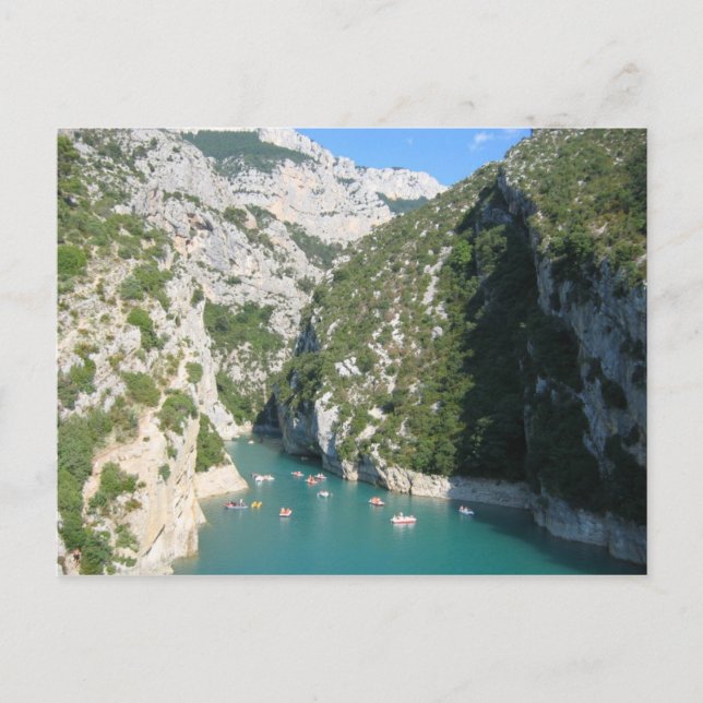 Postal Las gargantas del Verdon - (Anverso)
