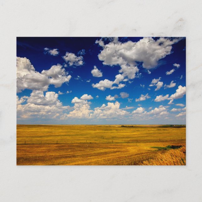 Postal Las grandes llanuras de Dakota del Sur (Anverso)