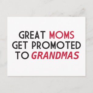 Postal Las grandes madres son ascendidas a las abuelas