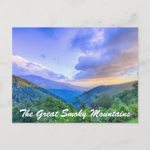 Postal Las grandes montañas humeantes