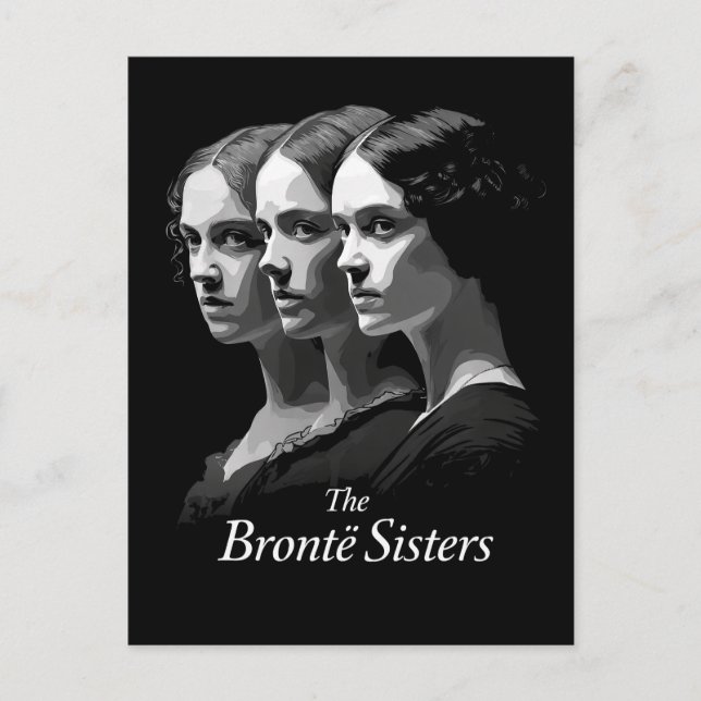 Postal Las hermanas Brontë (Anverso)
