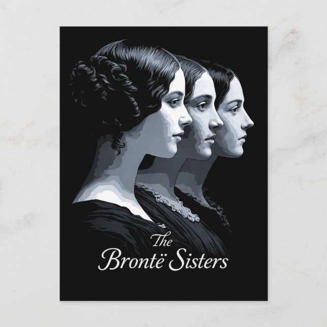 Postal Las hermanas Brontë (Anverso)